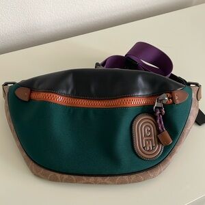 Leather crossbody bag from Coach. Brand new